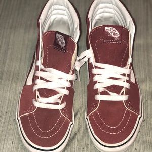 Burgundy VANS